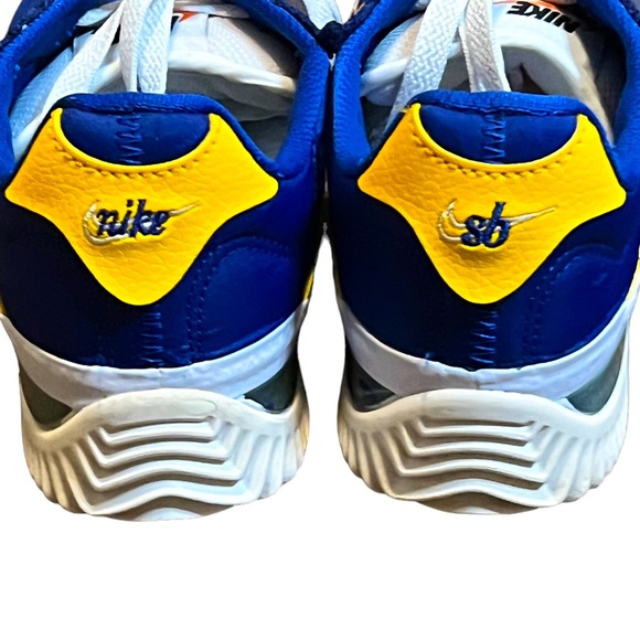 Nike BRSB Blue Gold Sneakers Skateboarding Shoes DH9227-400 Size 6.5 - Picture 7 of 8